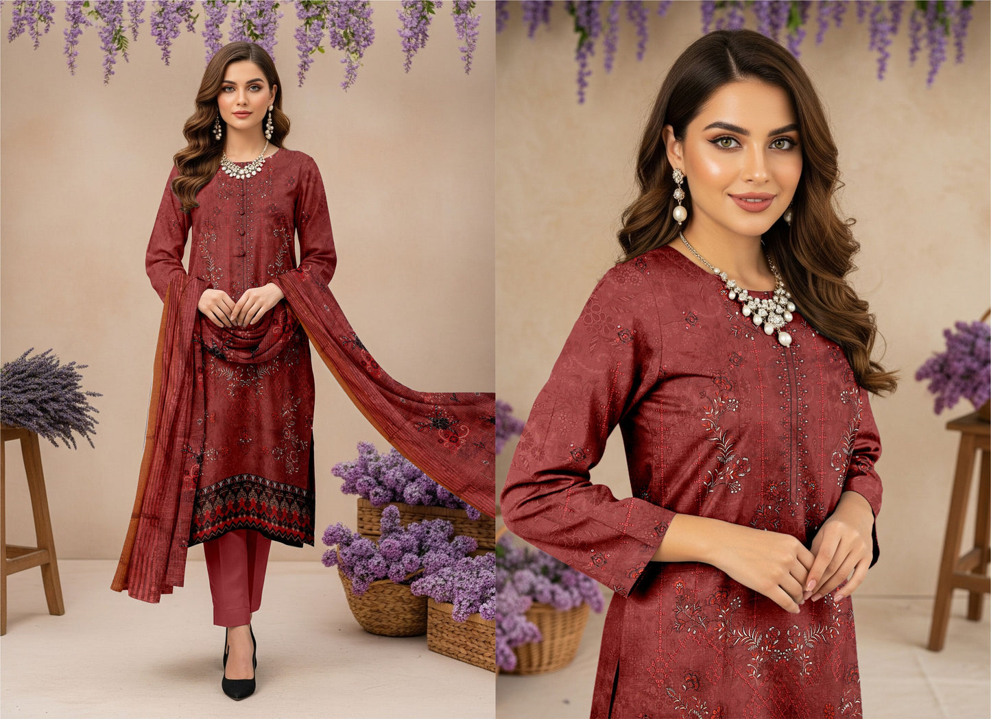 ✨ Summer Season Signature Air Jet Premium Lawn Collection چمکیلی