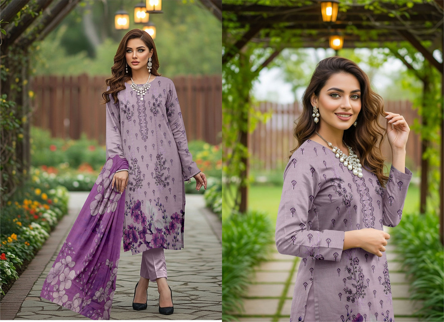 🌞 Summer Season Air Jet Bana Dora Premium Lawn دِل نشیں (Dil-Nasheen)