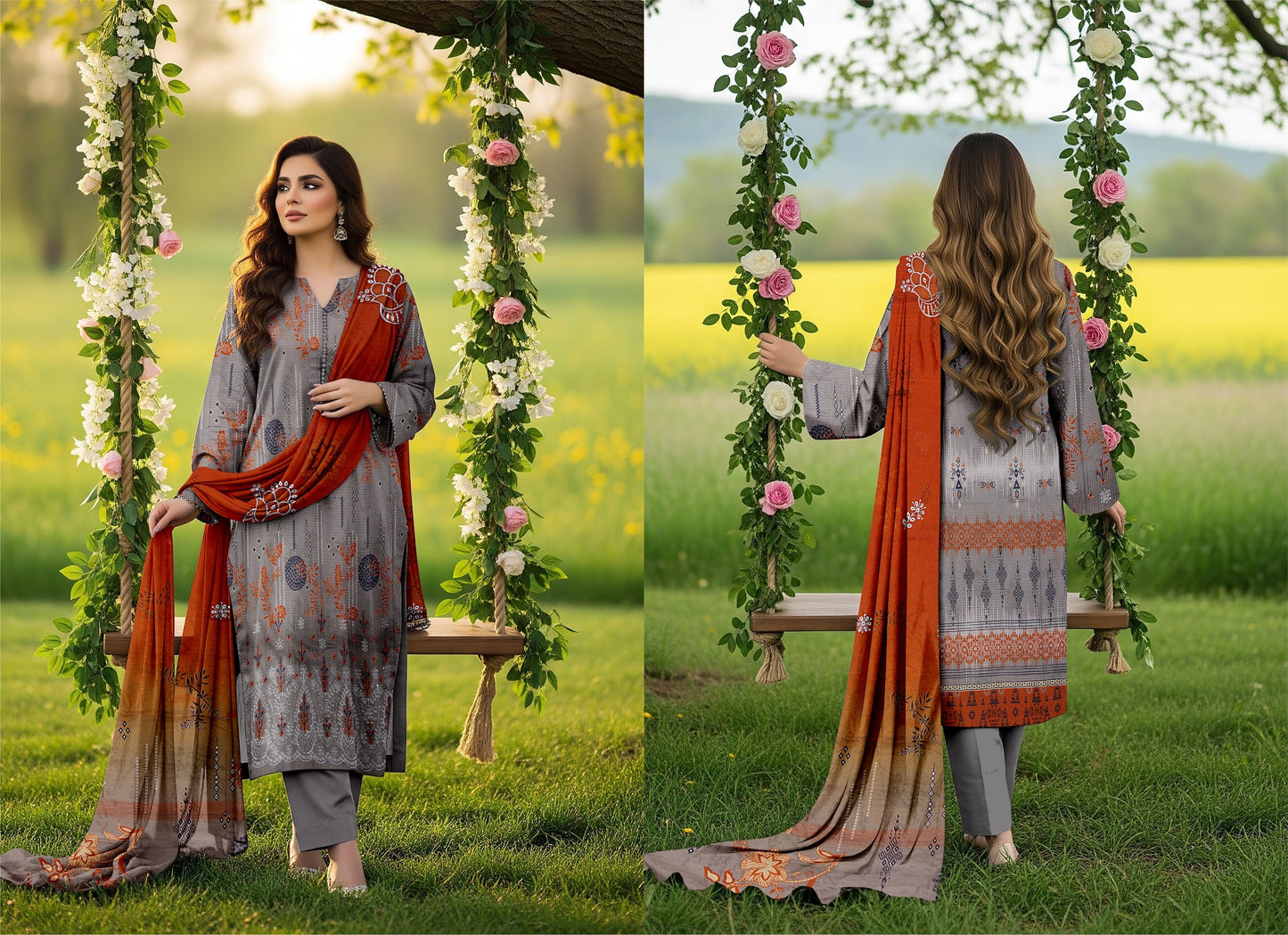 🌞 Summer Season Premium Lawn Collection تہذیب (Tehzeeb)