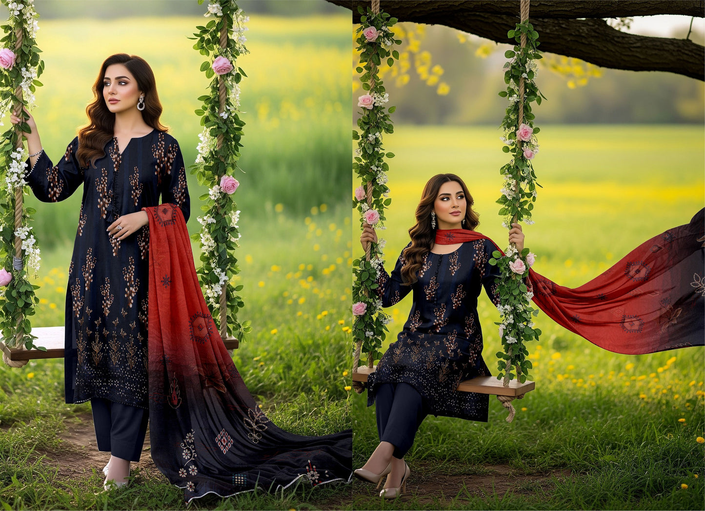 🌞 Summer Season Premium Lawn Collection تہذیب (Tehzeeb)