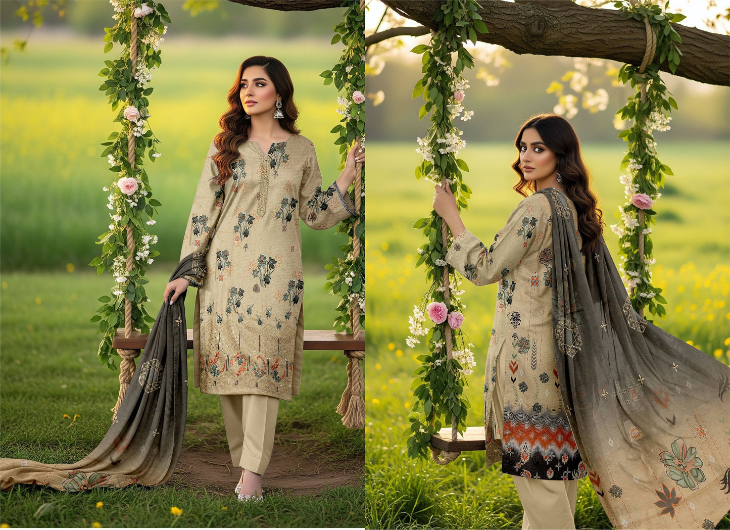 🌞 Summer Season Premium Lawn Collection تہذیب (Tehzeeb)