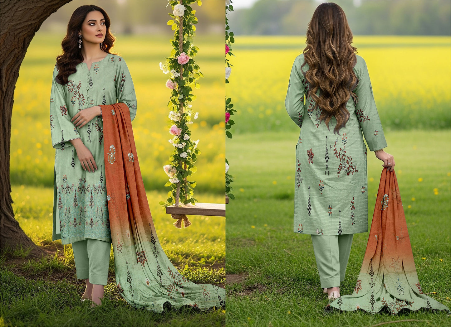 🌞 Summer Season Premium Lawn Collection تہذیب (Tehzeeb)
