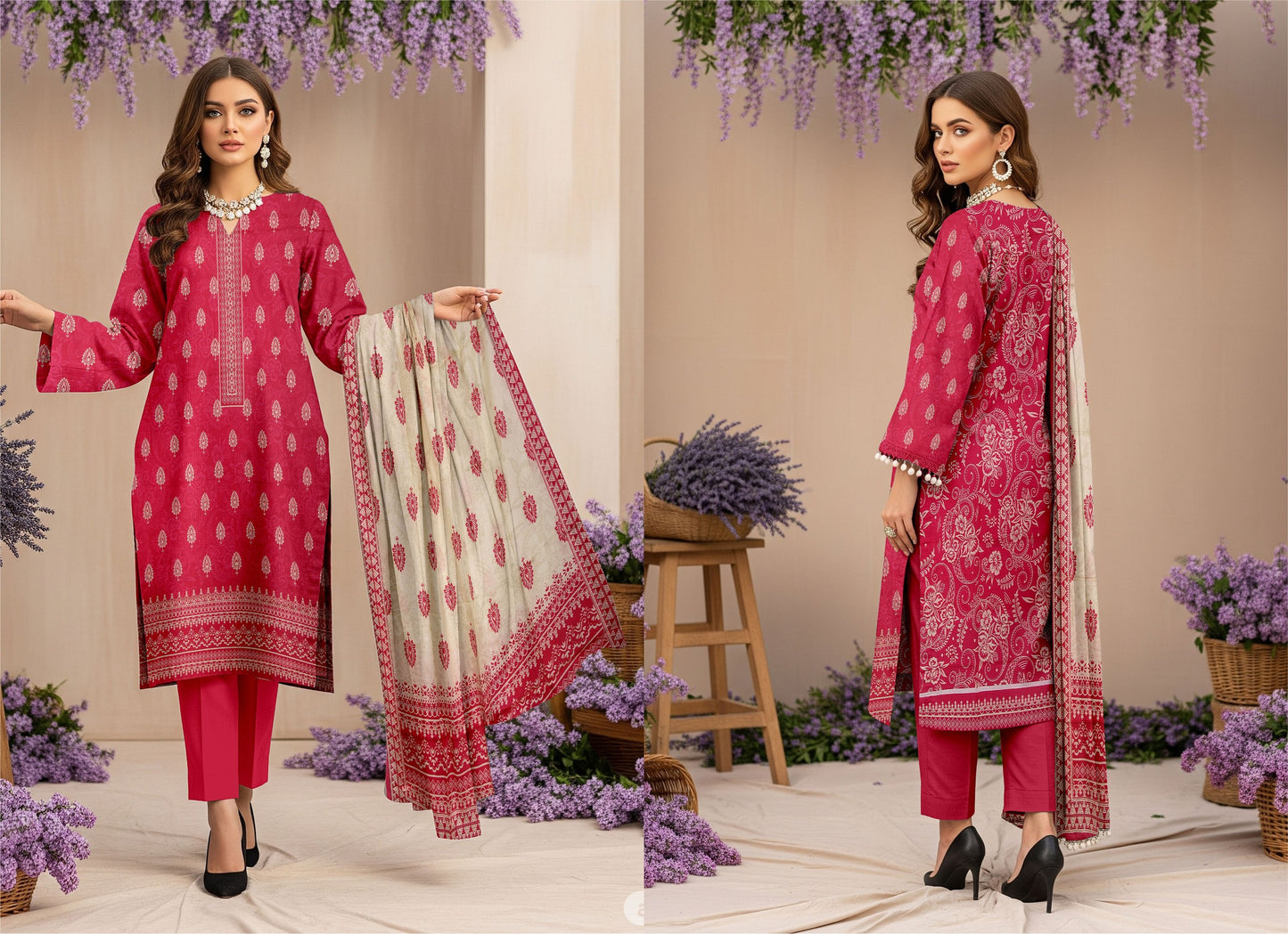 🌞 Summer Season Premium Lawn AYRA – Bold Summer Statement