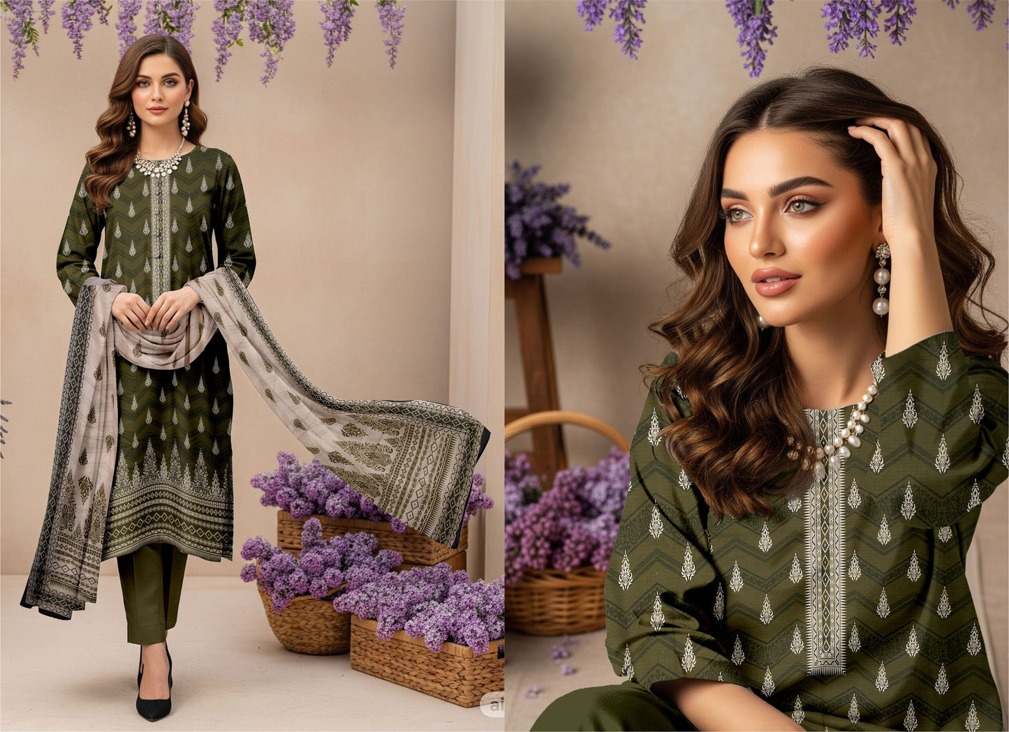 🌞 Summer Season Premium Lawn AYRA – Bold Summer Statement