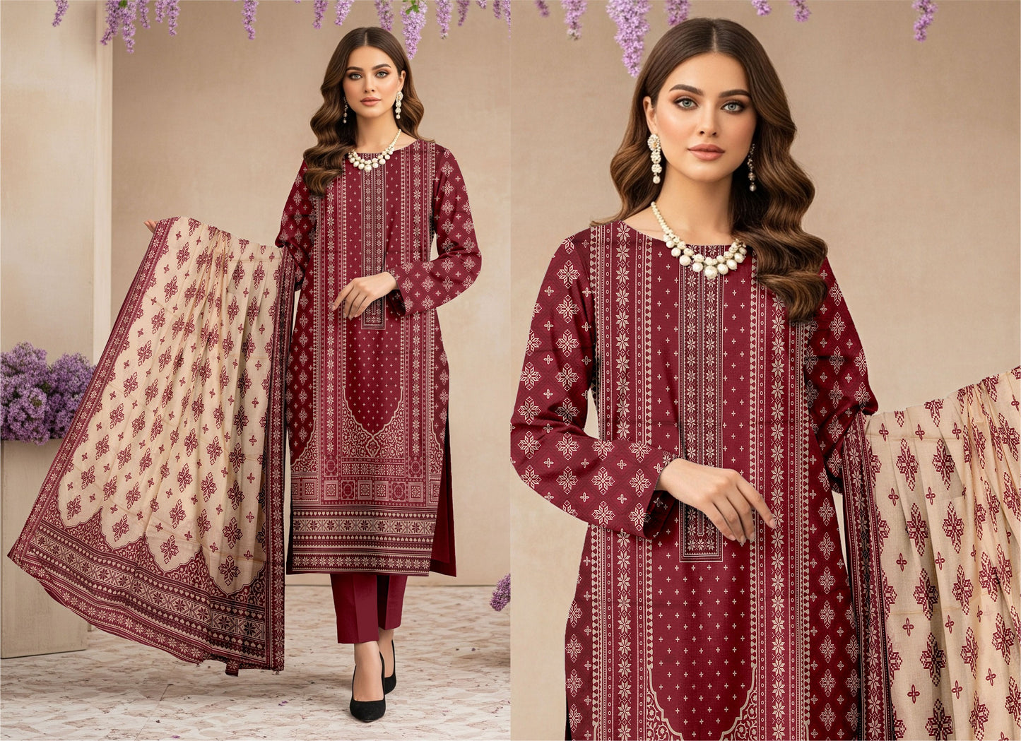 🌞 Summer Season Premium Lawn AYRA – Bold Summer Statement