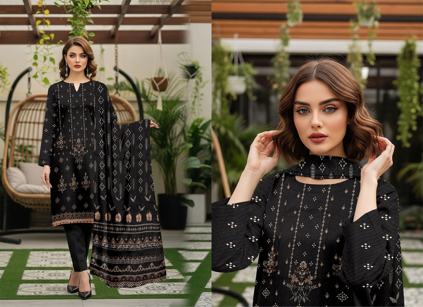 🌞 Summer Season Premium Lawn Feroza – زمرد