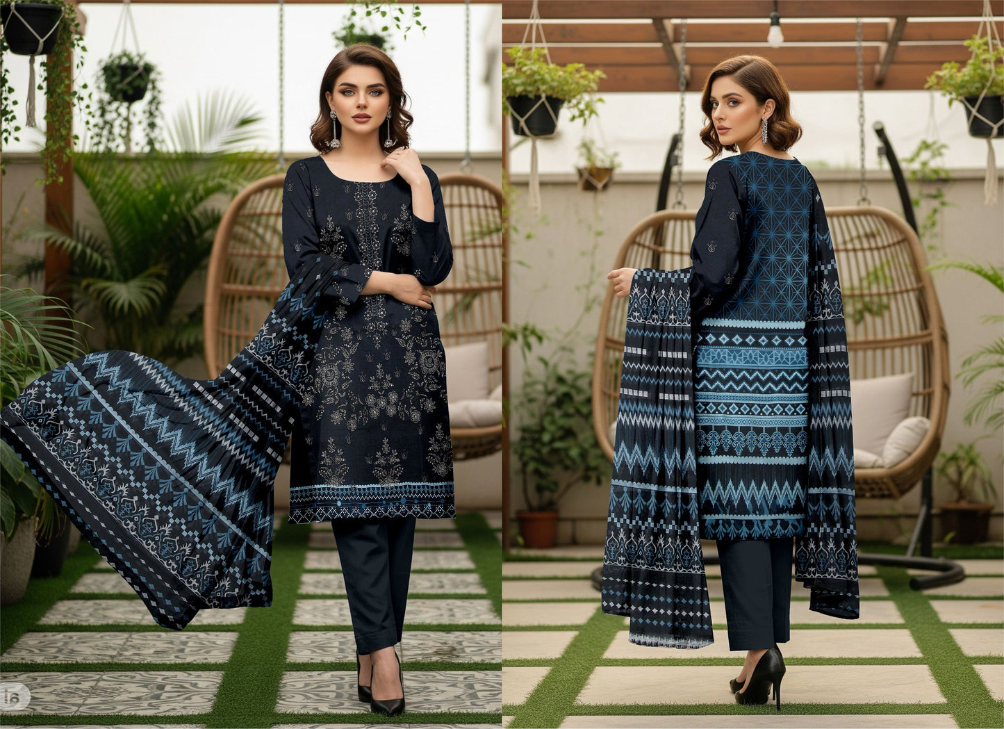 🌞 Summer Season Premium Lawn Feroza – زمرد