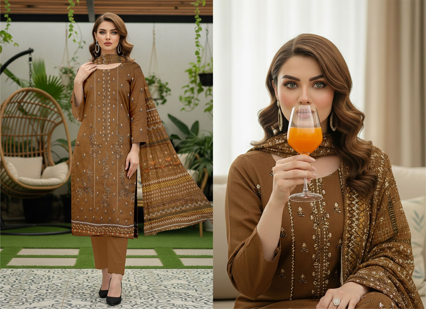 🌞 Summer Season Premium Lawn Feroza – زمرد