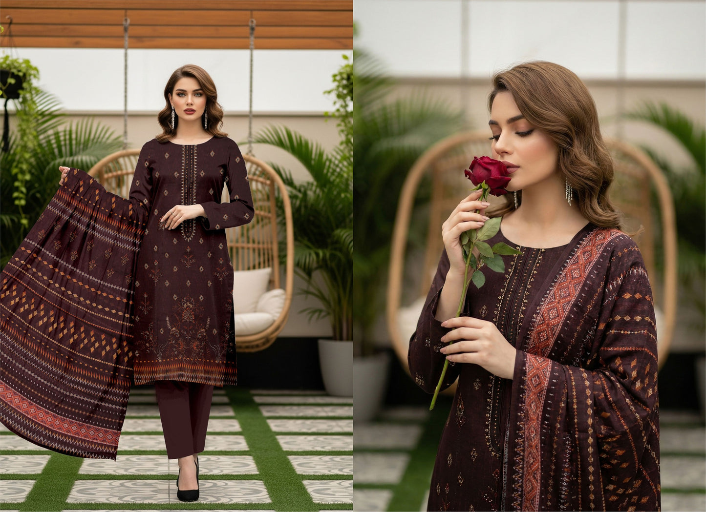 🌞 Summer Season Premium Lawn Feroza – زمرد