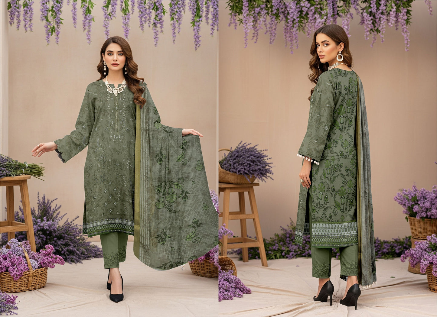 ✨ Summer Season Signature Air Jet Premium Lawn Collection  چمکیلی