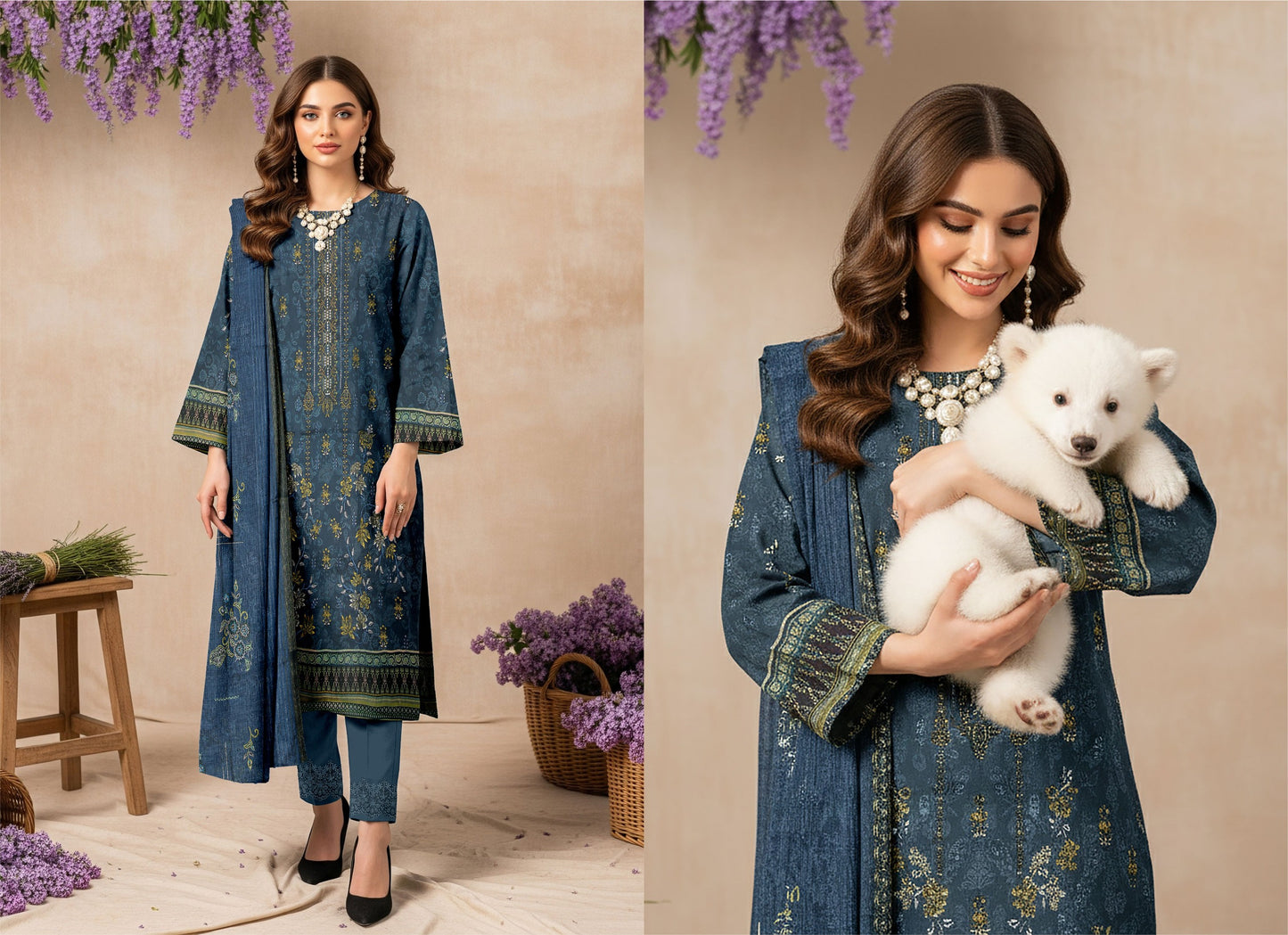 ✨ Summer Season Signature Air Jet Premium Lawn Collection  چمکیلی