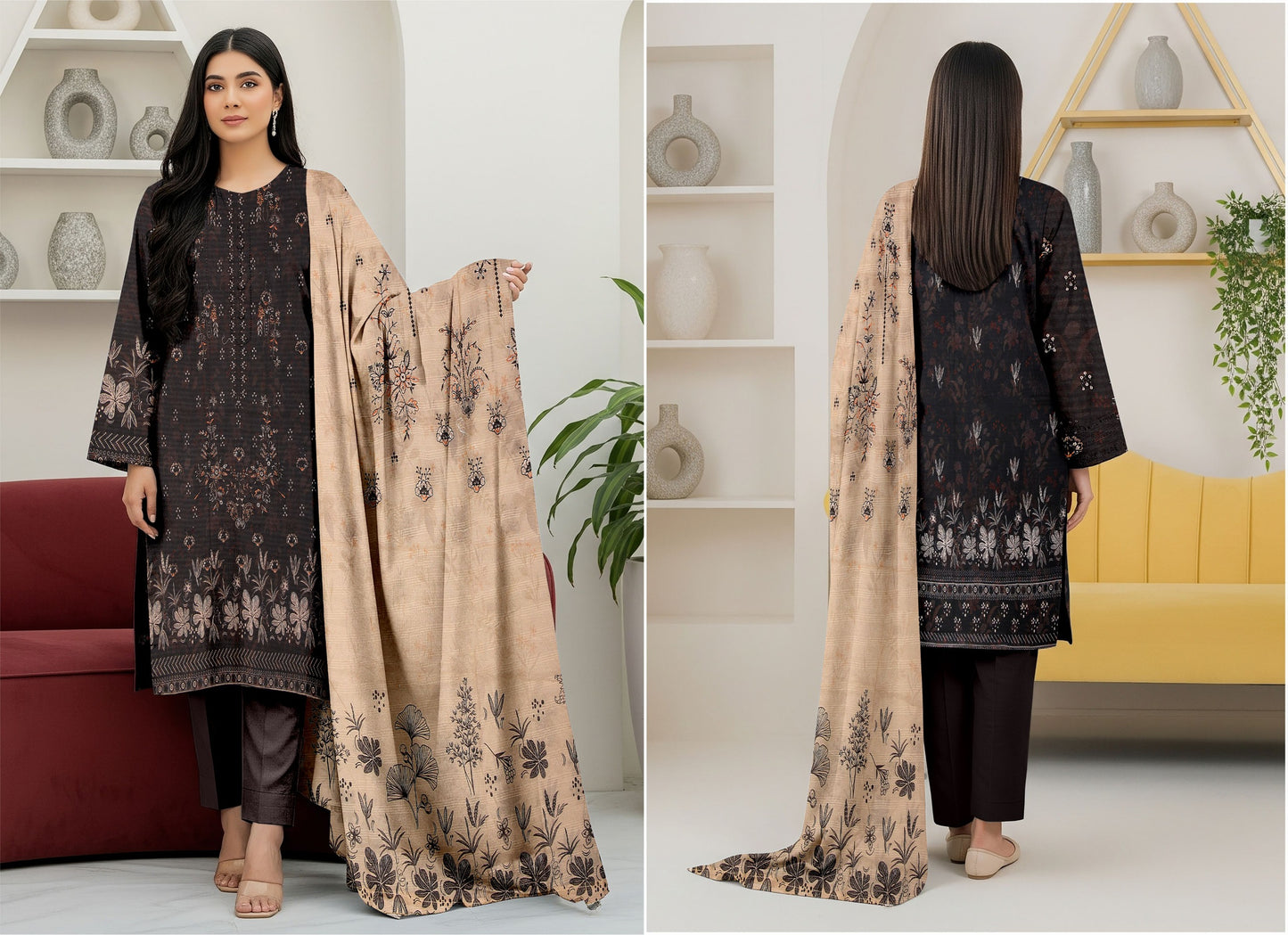 🌞 Summer Season Premium Bana Dora Lawn Collection  آنچل (Aanchal)