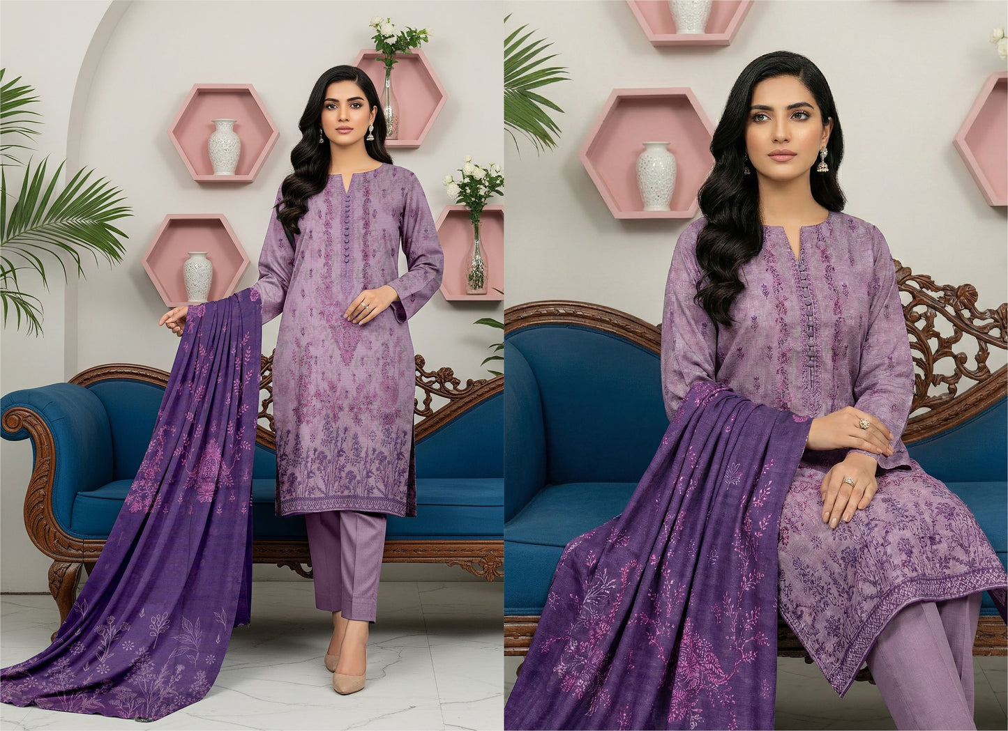 🌞 Summer Season Premium Bana Dora Lawn Collection  آنچل (Aanchal)