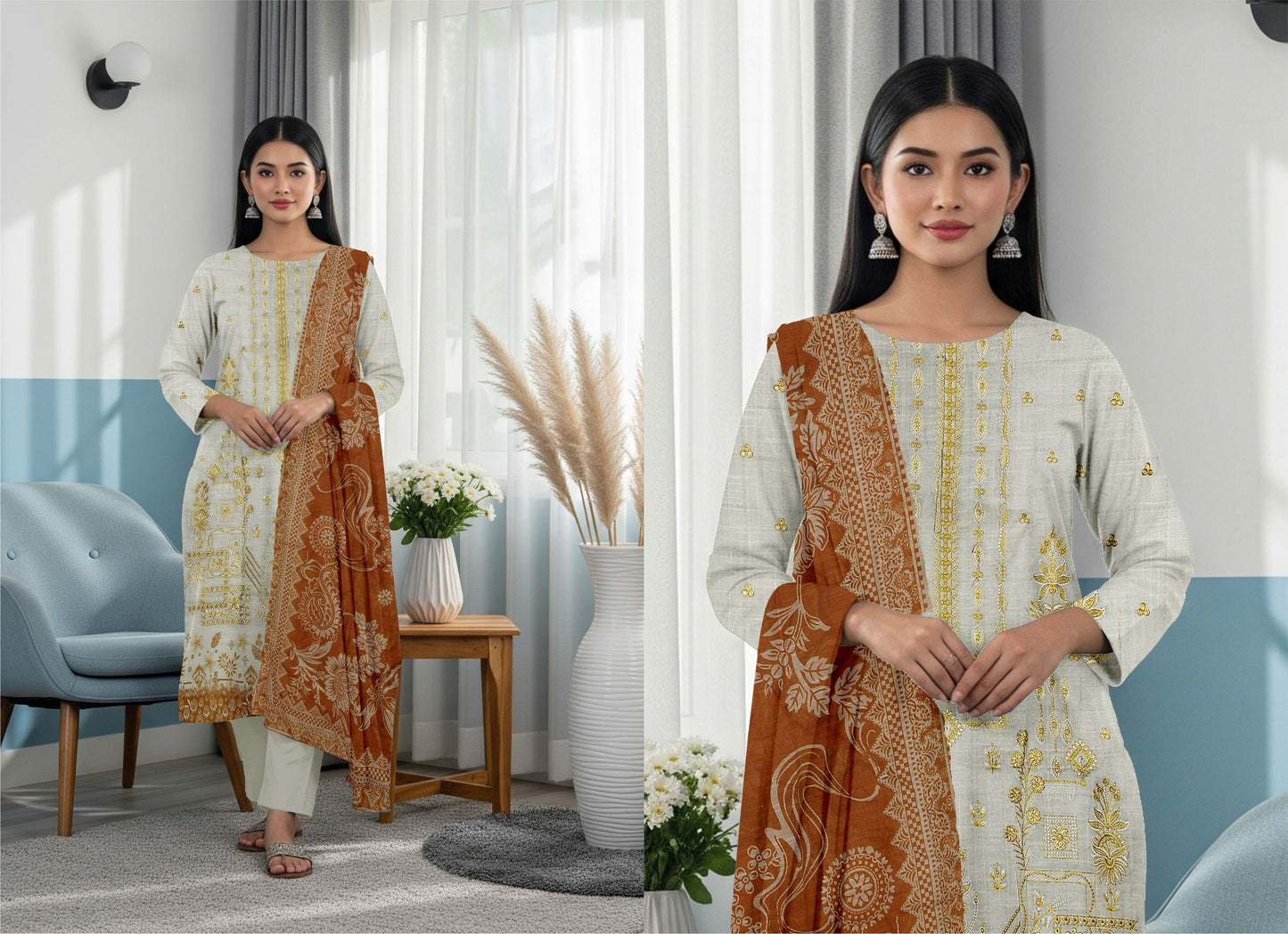 🌞 Summer Season Premium Bana Dora Air Jet Lawn  خوُب صُورت (Khoobsoorat)