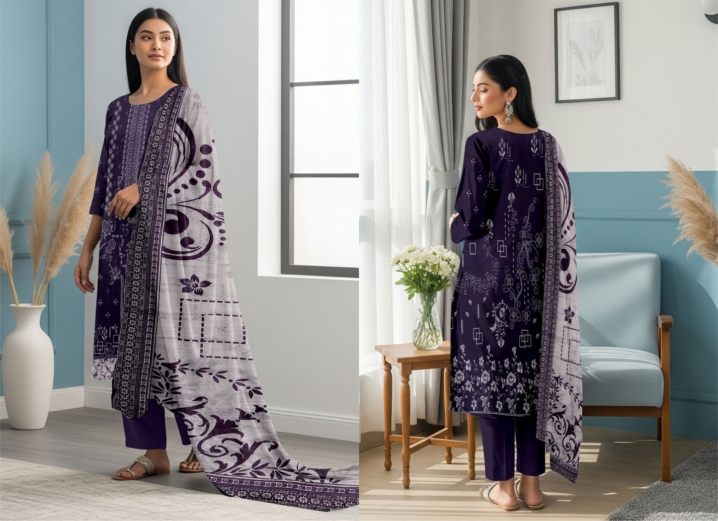 🌞 Summer Season Premium Bana Dora Air Jet Lawn  خوُب صُورت (Khoobsoorat)