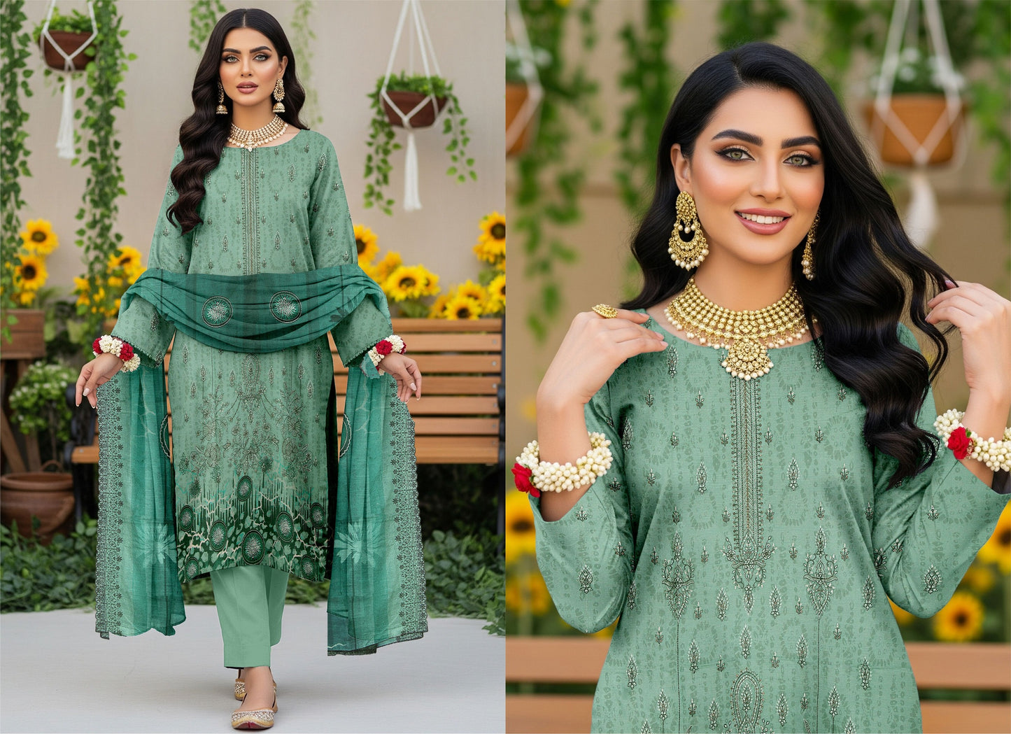 🌞 Summer Season Premium Bana Dora Lawn Collection  مہرونِسا (Mehron-e-Nisa)