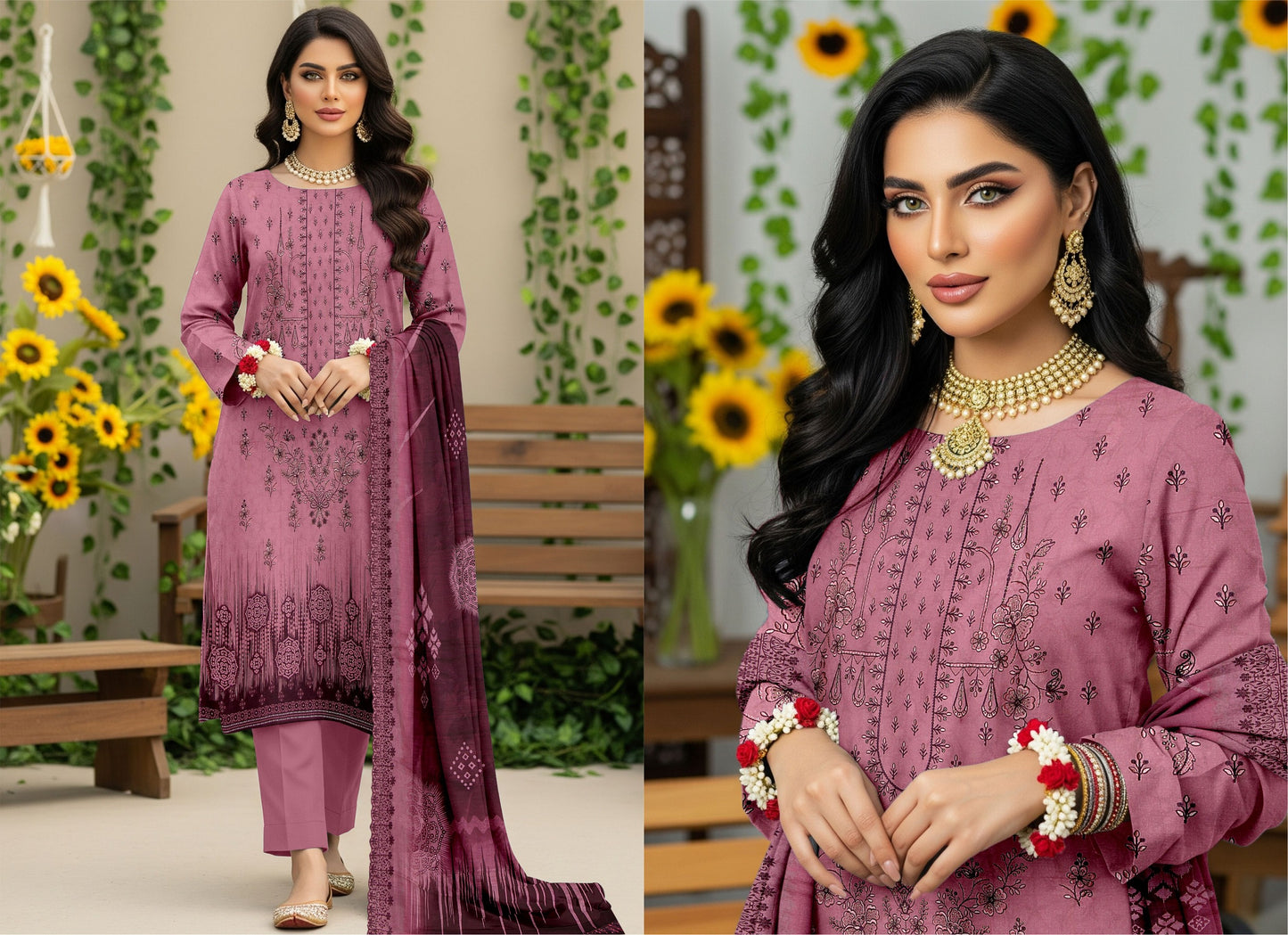 🌞 Summer Season Premium Bana Dora Lawn Collection  مہرونِسا (Mehron-e-Nisa)