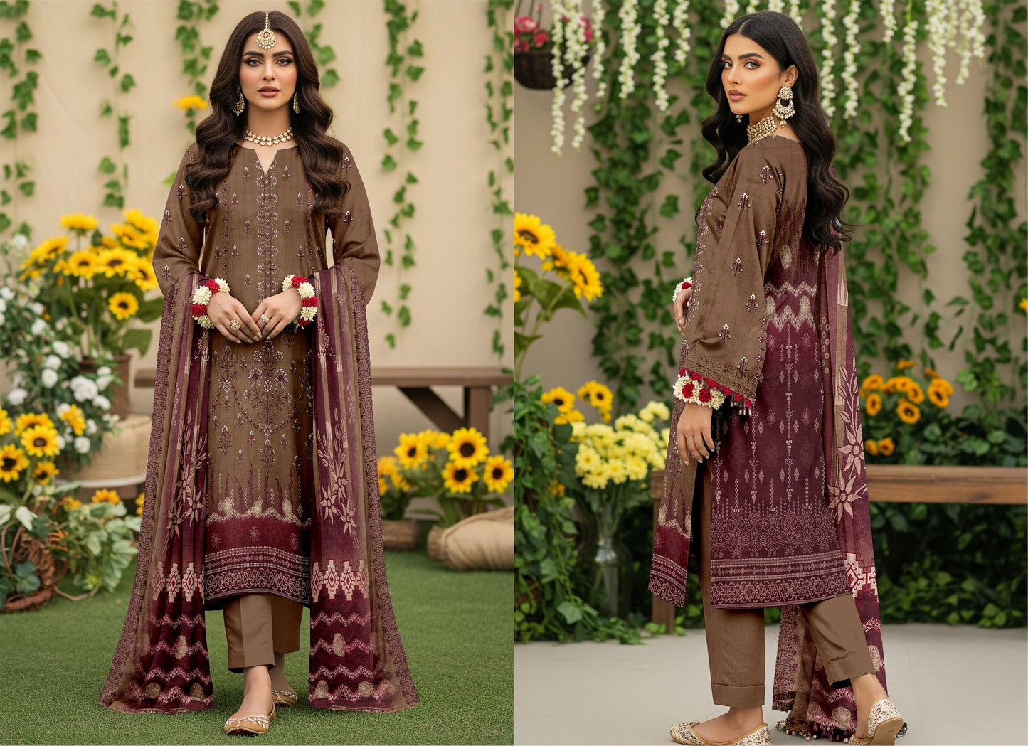 🌞 Summer Season Premium Bana Dora Lawn Collection  مہرونِسا (Mehron-e-Nisa)