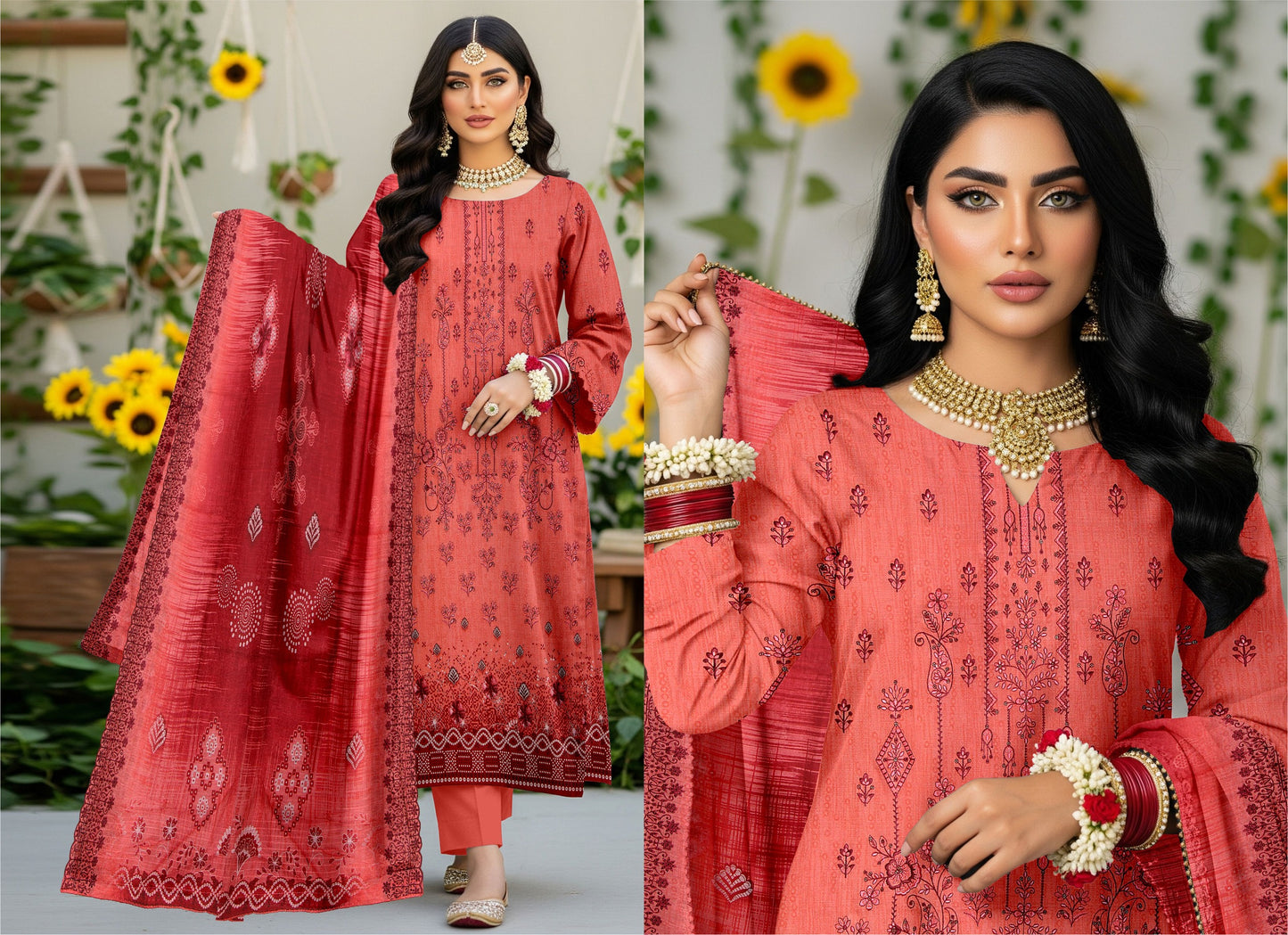 🌞 Summer Season Premium Bana Dora Lawn Collection  مہرونِسا (Mehron-e-Nisa)