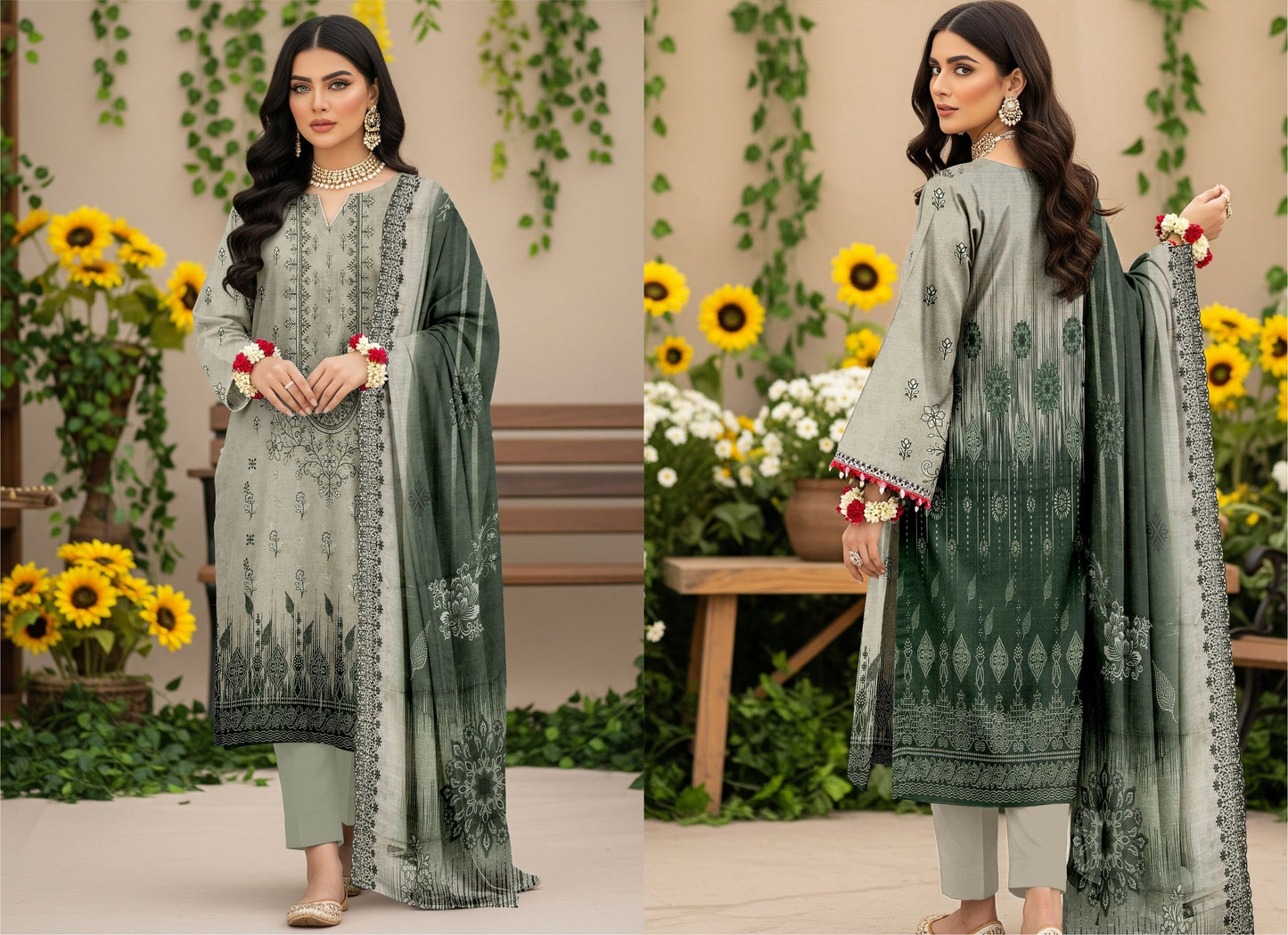 🌞 Summer Season Premium Bana Dora Lawn Collection  مہرونِسا (Mehron-e-Nisa)